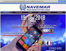 Tablet Screenshot of clubenavemar.com.br